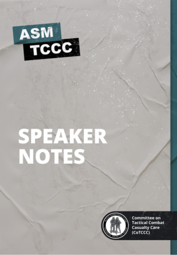 Introduction to TCCC ASM - Speaker Notes