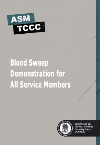 Blood Sweep Demonstration for All Service Members