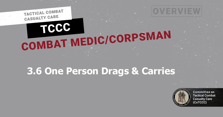 3.6 One Person Drags & Carries