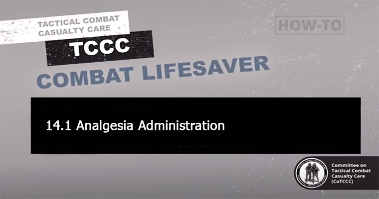 14.1 Analgesia Administration
