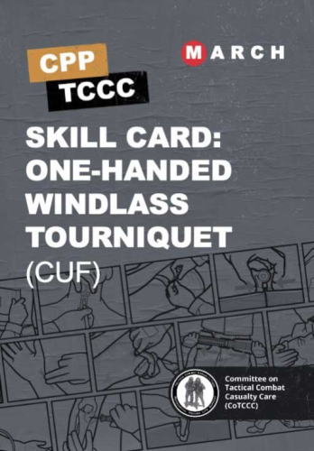 Skill Card 2: Накладання турнікета з воротком і пряжкою однією рукою (допомога під вогнем, CUF)