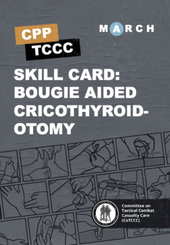 Skill Card 20: Cricothyroidotomy Instruction (Bougie Aided)