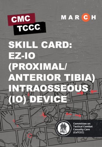 Skill Card 35: EZ-IO (Proximal/Anterior Tibia) Intraosseous (IO) Device