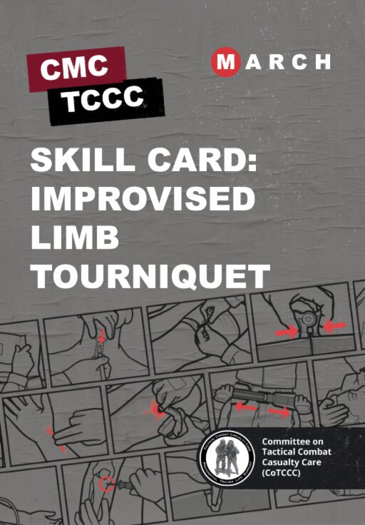 Skill Card 11: Накладання імпровізованого турнікету на кінцівку