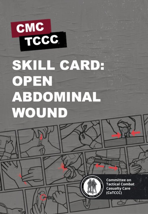 Skill Card 43: Відкрита рана черевної порожнини