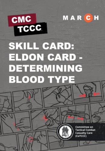 Skill Card 36: Tactical Field Care Determining Blood Type