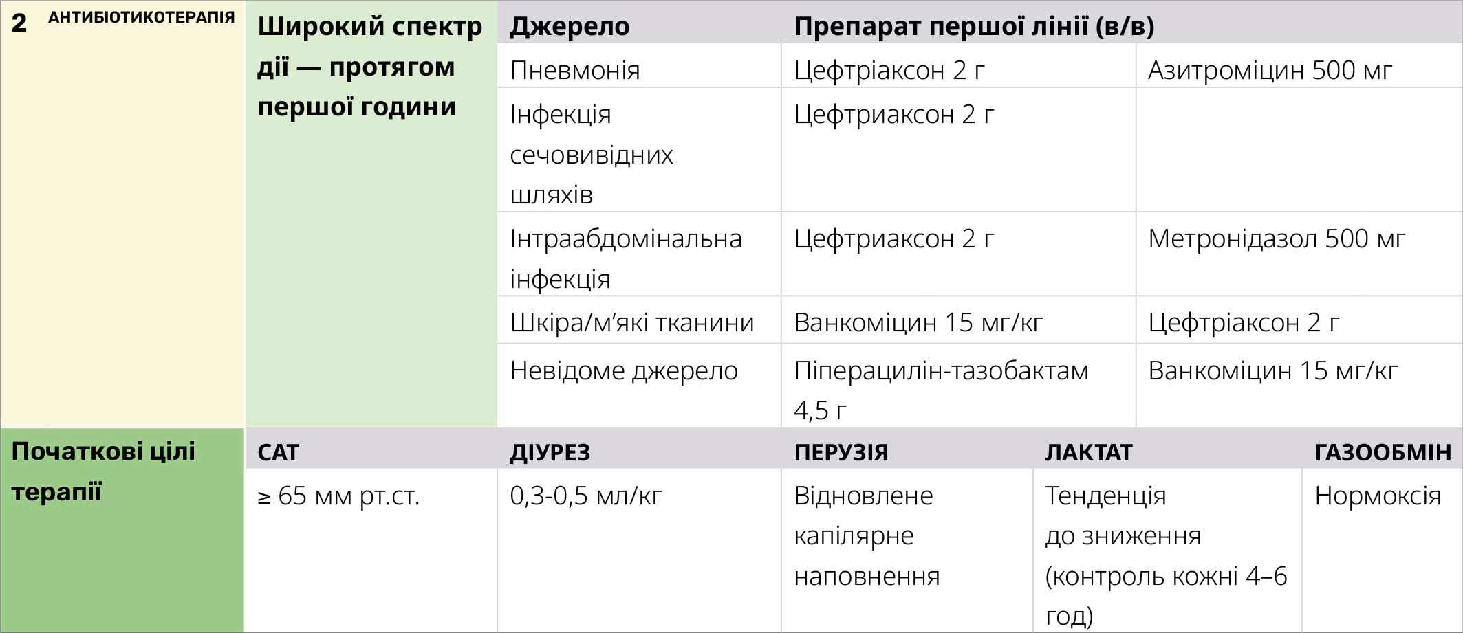 Розпочати антибіотикотерапію