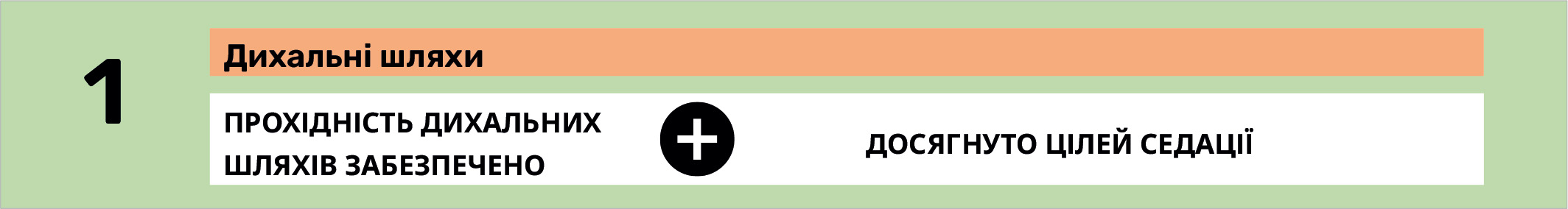 Забезпечення прохідності ДШ та досягнення цілей седації