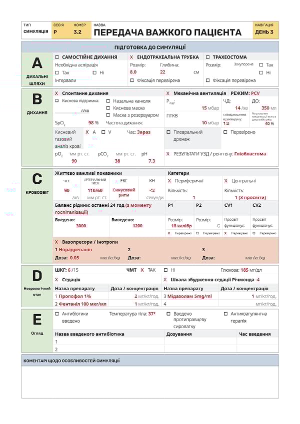 Р3.2: передача важкого пацієнта - 2