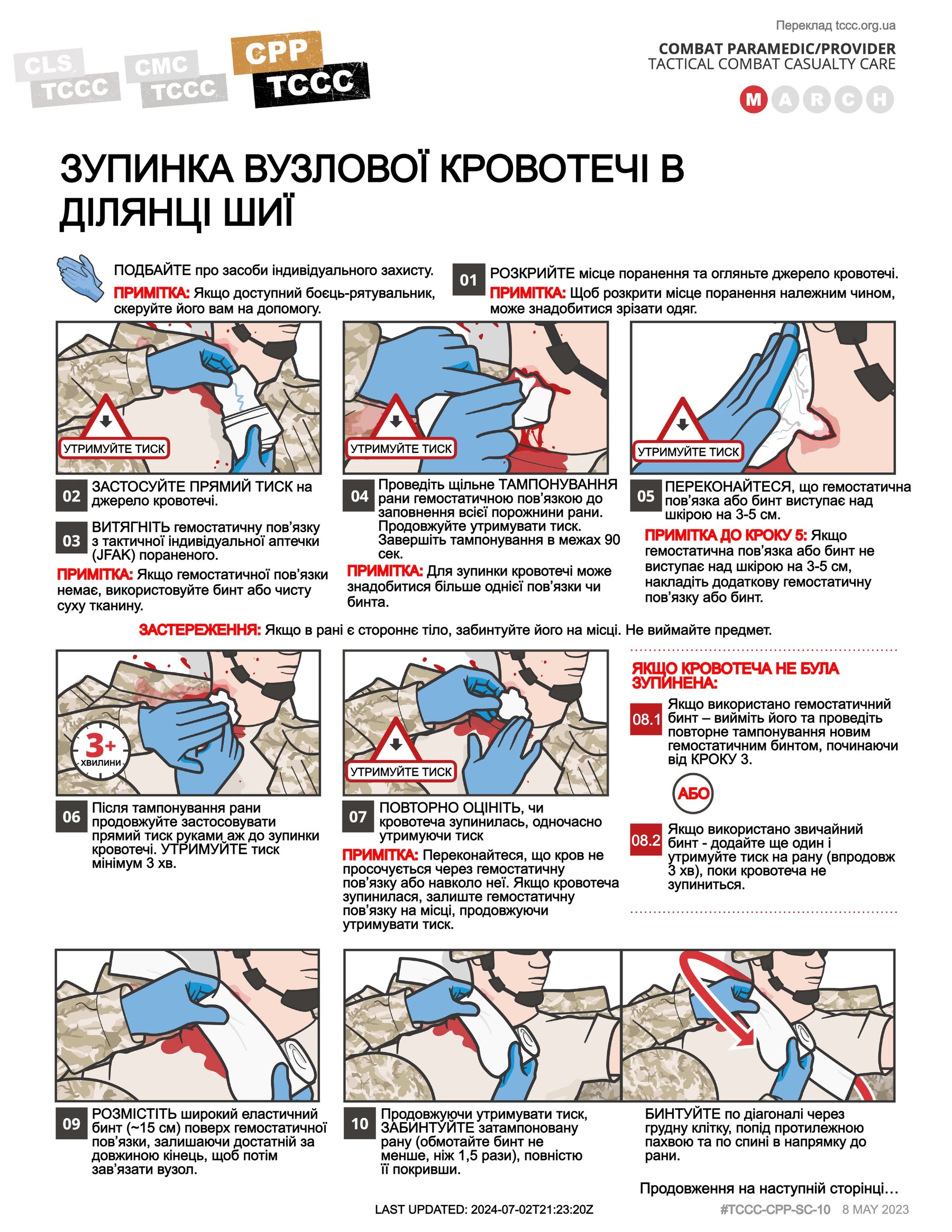 Зупинка вузлової кровотечі в ділянці шиї, cpp, сторінка 1