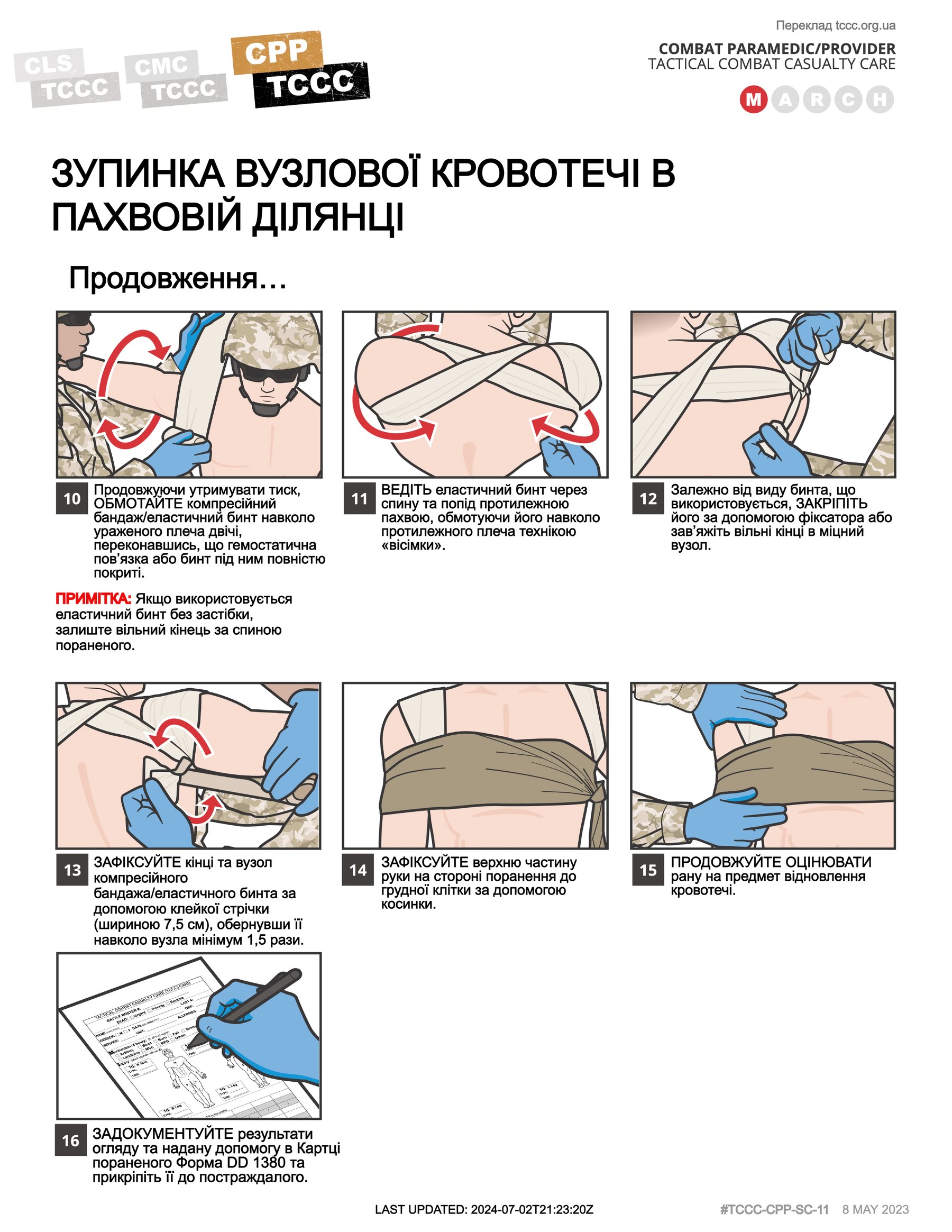 Зупинка вузлової кровотечі в пахвовій ділянці, cpp, сторінка 2