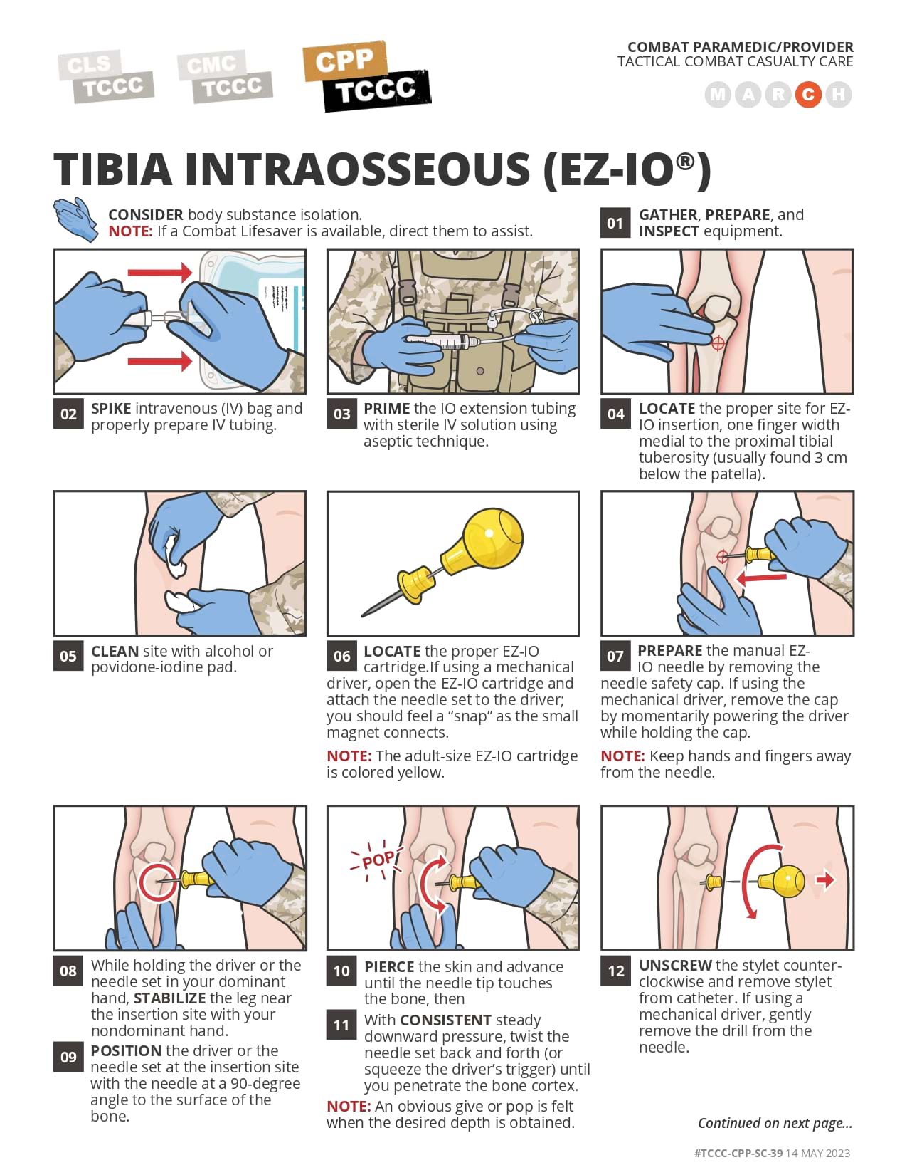 Tibia Intraosseous (EZ-IO), cpp, page 1