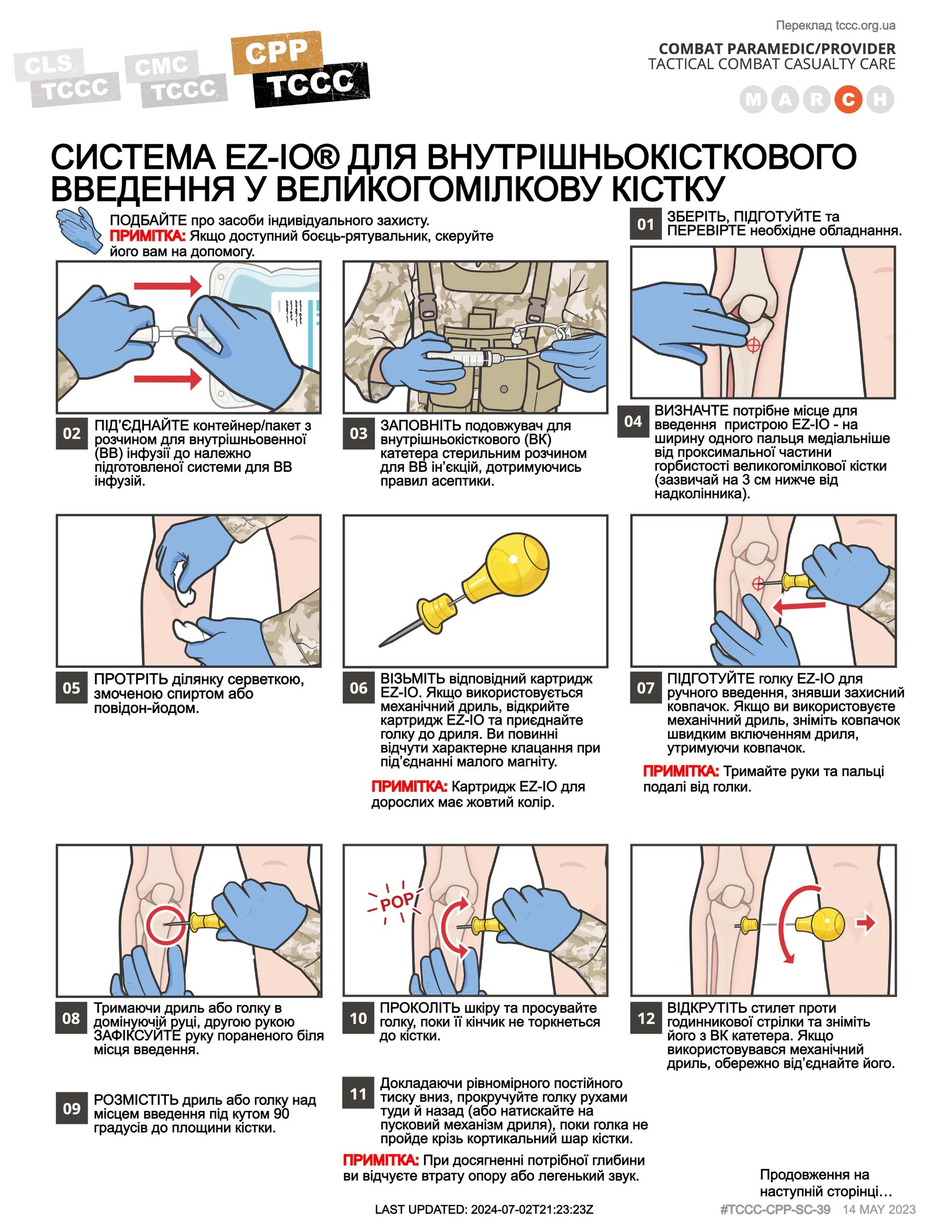 Система EZ-IO® для внутрішньокісткового введення у великогомілкову кістку, cpp, сторінка 1