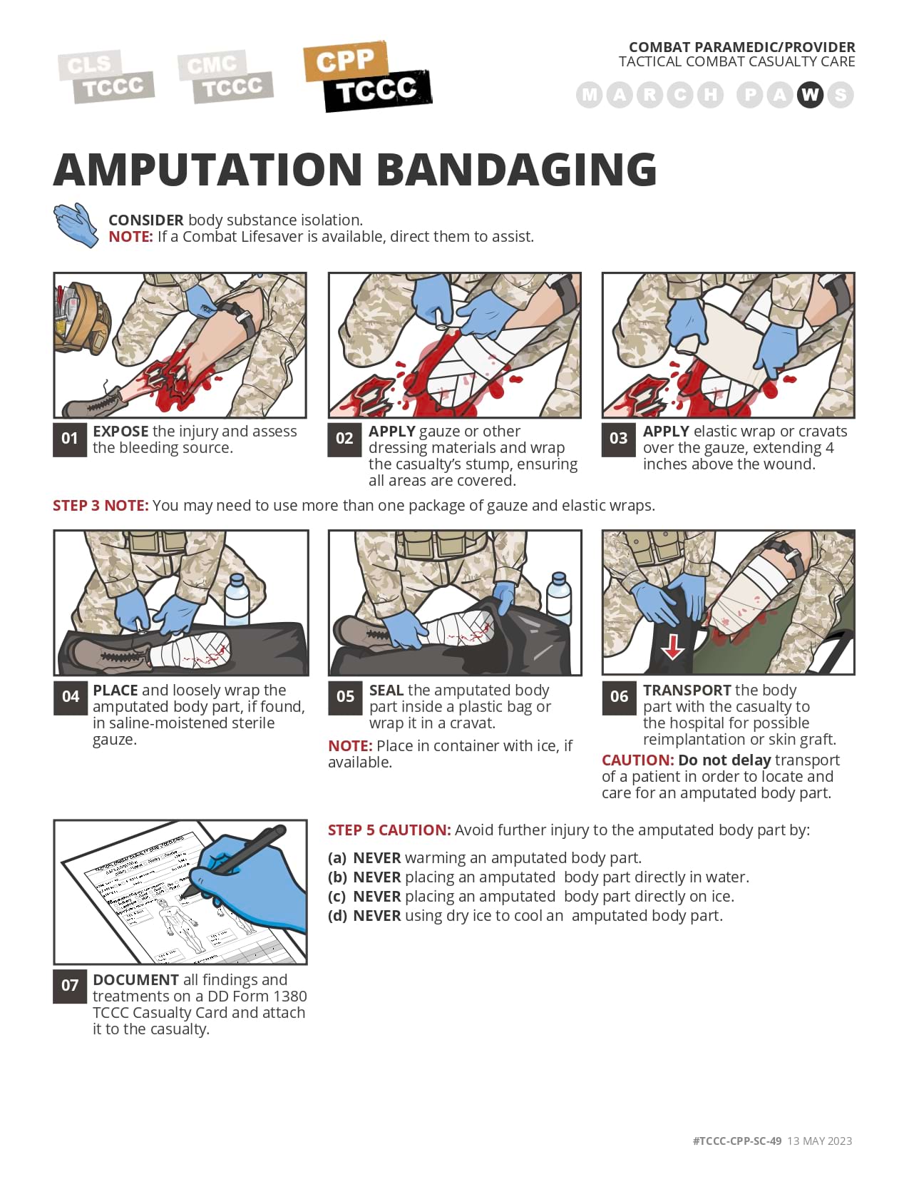 Amputation Bandaging, cpp