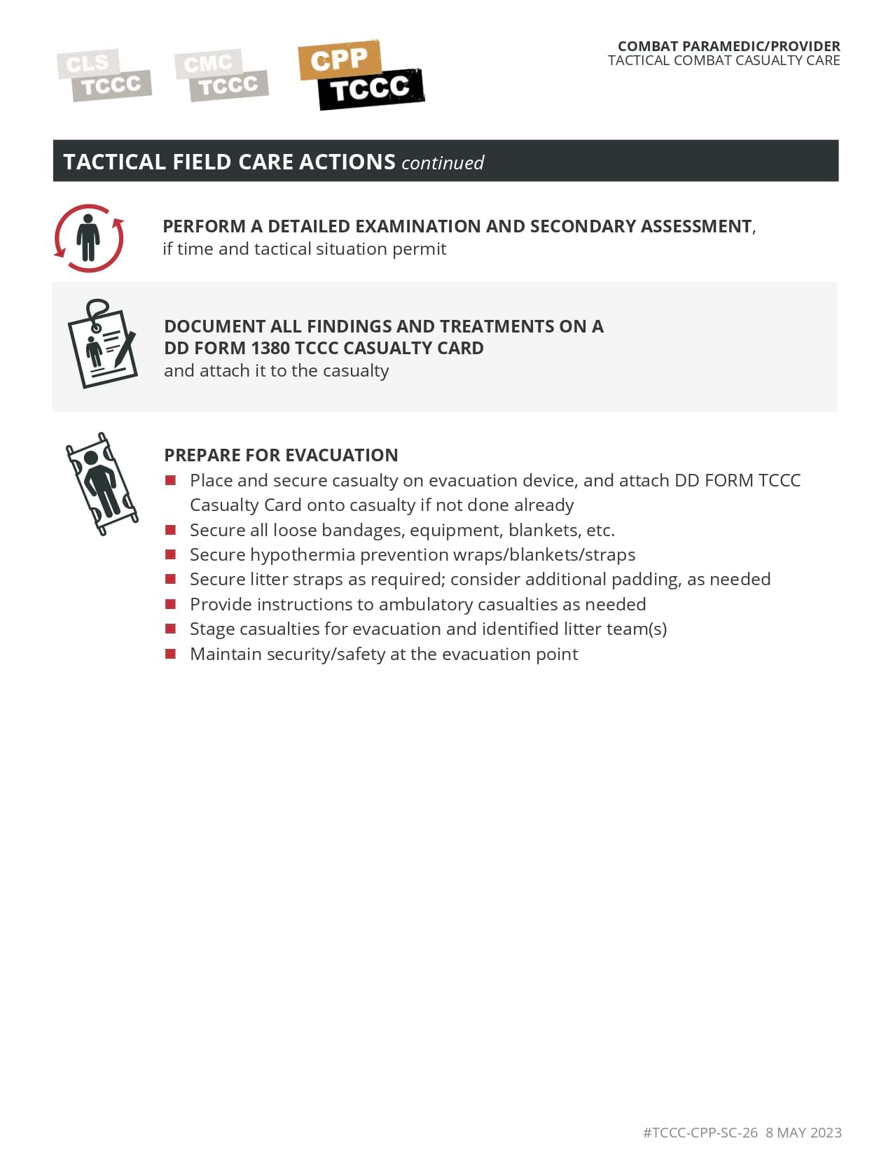 Tactical Trauma Assessment Guide, cpp, page 7