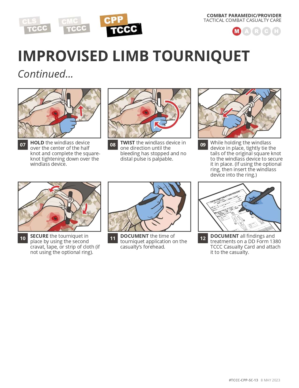 Skill Card 9: Improvised Limb Tourniquet